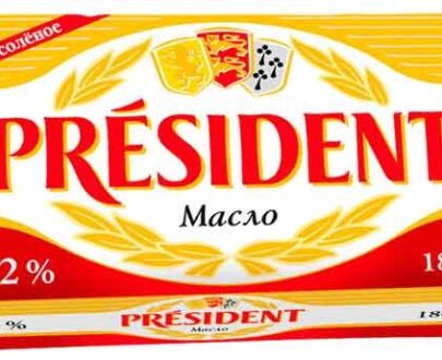 Масло сливочное President 82% БЗМЖ Беларусь, 180 г