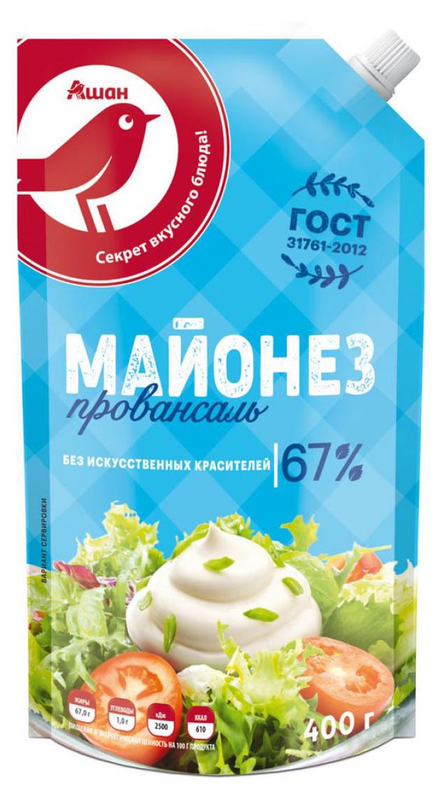 Майонез Красная птица Провансаль 67%, 400 мл