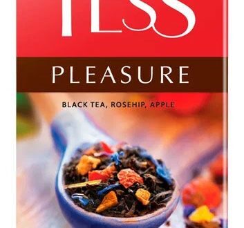 Чай черный Tess Pleasure с добавками листовой, 100 г