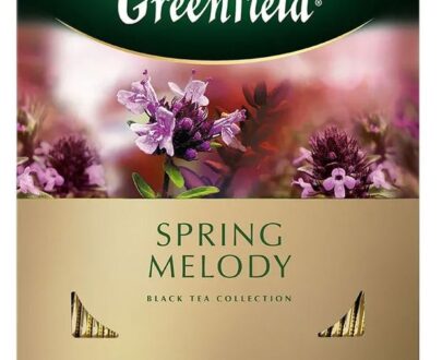 Чай черный Greenfield Spring Melody с чабрецом и мятой в пакетиках, 100 шт