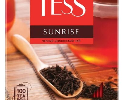 Чай черный Tess Sunrise в пакетиках, 100 шт