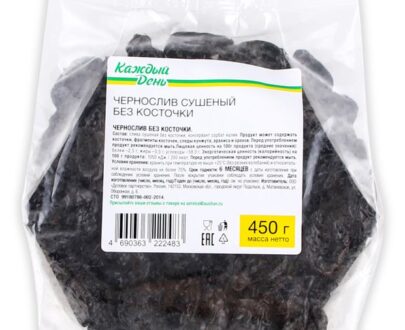Чернослив «Каждый день» сушеный без косточек, 450 г