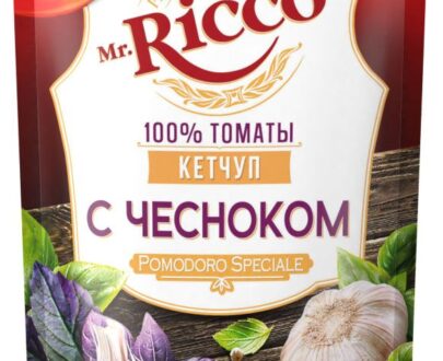 Кетчуп Mr. Ricco с чесноком, 300 г