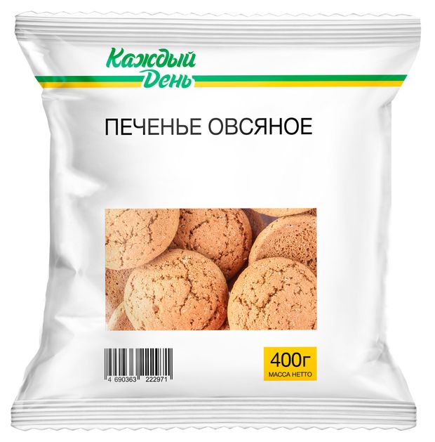 Печенье «Каждый день» Овсяное, 400 г 148055