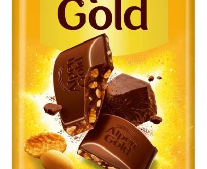 Шоколад молочный Alpen Gold арахис и хлопья, 80 г