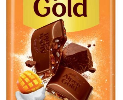 Шоколад молочный Alpen Gold Тропический кокос с фруктовыми кусочками, 80 г