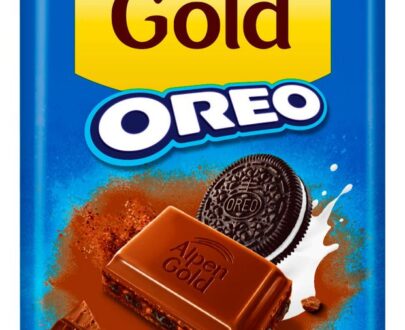Шоколад молочный Alpen Gold Oreo с шоколадной начинкой, 85 г