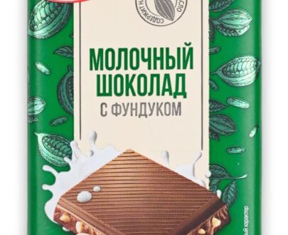 Шоколад молочный Красная птица с фундуком, 80 г