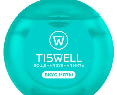 Зубная нить вощеная TISWELL с ксилитом от налета и кариеса, 50 м